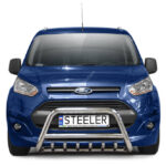 Steeler - Pushbar / Bullbar - met Cross bar / Axle-bar - Ford Transit Connect - 2013+ / 2018-2021