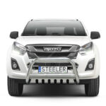Steeler - Pushbar / Bullbar - met Cross bar / Axle plate - Izusu - D-Max - 2012-2020