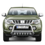 Steeler - Pushbar / Bullbar - met Cross bar / Axle plate - Mitsubishi L200 - 2015-2019