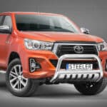 Steeler - Barre de poussée / Pare-buffle - avec barre transversale / plaque d'essieu - Toyota - Hilux - 2018-2020