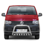 Steeler - Pushbar / Bullbar - with Cross bar / Axle plate - VW Transporter T6 - 2015-2019