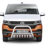 Steeler - Pushbar / Bullbar - avec Cross bar / Axle plate - VW Transporter T6.1 - 2019+