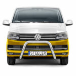 Steeler - Pushbar / Bullbar - without Cross bar - VW Transporter T6 - 2015-2019