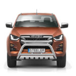 Steeler - Pushbar / Bullbar - with Cross bar / Axle plate - Izusu - D-Max - 2020+