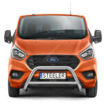 Steeler - Pushbar / Bullbar - met Cross bar - Ford Transit Custom - 2018-2023