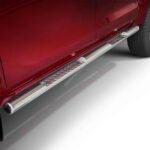 Steeler - Roestvrijstaal Sidebar met tranenplaat steps - Toyota - Hilux - 2016+ / 2021+