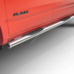 Steeler - Roestvrijstaal Sidebar met plastic steps - Dodge RAM 1500 - 2019+