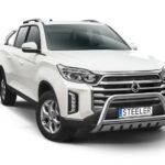 Steeler - Pushbar / Bullbar - met Cross bar / Axle plate - SsangYong Musso - 2021+