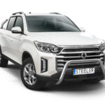 Steeler - Pushbar / Bullbar - zonder Cross bar - SsangYong Musso - 2021+