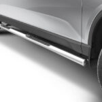 Steeler - Roestvrijstaal Side steps met tranenplaat - SsangYong Musso - 2021+