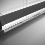 Steeler - Roestvrijstaal Side steps met tranenplaat - 3640mm SWB- VW Crafter / MAN TGE - 2017+