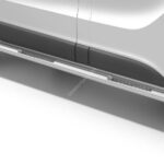 Steeler - Roestvrijstaal Side steps met tranenplaat - L2 - Renault Trafic - 2014-2021