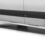 Steeler - Roestvrijstaal Side steps met tranenplaat - 3665mm L2 - Mercedes Sprinter - 2018+
