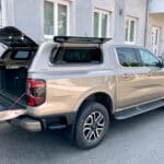 Aeroklas - ABS Hardtop - Stylish - Right pop-up, Left pop-out Side Window - Ford - Ranger - Double cab - 2023+