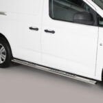 Misutonida - Barre latérale - avec marches design - ovale - Volkswagen Caddie - L1 - 2021+