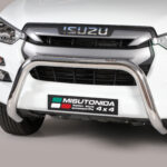 Misutonida - EU gecertificeerd - Pushbar / Bullbar - 76 mm - Isuzu D-Max - SpaceCab - 2021-2024