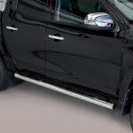 Misutonida - Side Bar - met plastic steps - 76 mm - Mitsubishi L200 - DoubleCab - 2015+