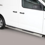 Misutonida - Barre latérale - avec marches en plastique - 76 mm - Volkswagen Caddie - L1 - 2021+