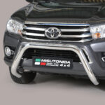 Misutonida - EU gecertificeerd - Pushbar / Bullbar - 76 mm - Toyota Hilux - 2016-2020