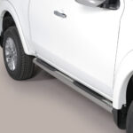 Misutonida - Side Bar - met plastic steps - 76 mm - Mitsubishi L200 - ClubCab - 2015+
