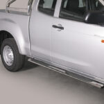 Misutonida - Side Bar - met plastic steps - ovaal - Isuzu D-Max - SpaceCab - 2012-2020