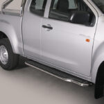Misutonida - Marchepied latéral - avec plaque d'insertion en plastique - Isuzu D-Max - SpaceCab - 2012-2020