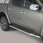 Misutonida - Side Step - met plastic inleg plaat - Fiat Fullback - Double Cab - 2016+