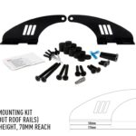Lazer Lamps - Roof Mounting kit, without Roof Rails - 67mm height, 70mm reach