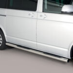 Misutonida - Side Bar - met plastic steps - 76 mm - Volkswagen Transporter - T6.1 - SWB - 2019+