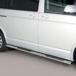 Misutonida - Side Bar - met plastic steps - ovaal - Volkswagen Transporter - T6.1 - SWB - 2019+