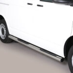 Misutonida - Side Bar - met plastic steps - 76 mm - Volkswagen Transporter - T6.0 - SWB - 2015-2018