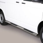 Misutonida - Side Bar - met plastic steps - ovaal - Volkswagen Transporter - T6.0 - SWB - 2015-2018