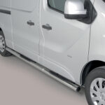 Misutonida - Side Bar - met plastic steps - 76 mm - LWB - Renault Trafic - 2019+