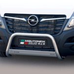 Misutonida - EU Gecertificeerd - Pushbar / Bullbar - 63 mm - Opel Movano - L3 - FWD - 2020-2021