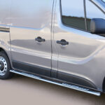 Misutonida - Poręcz boczna - ze stopniami konstrukcyjnymi - owalna - SWB - Renault Trafic - 2014-2018