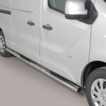 Misutonida - Side Bar - met plastic steps - 76 mm - LWB - Opel Vivaro - 2014-2018