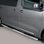 Misutonida - Side Bar - met plastic steps - 76 mm - LWB - Toyota – Proace / Proace Verso – 2016-2019