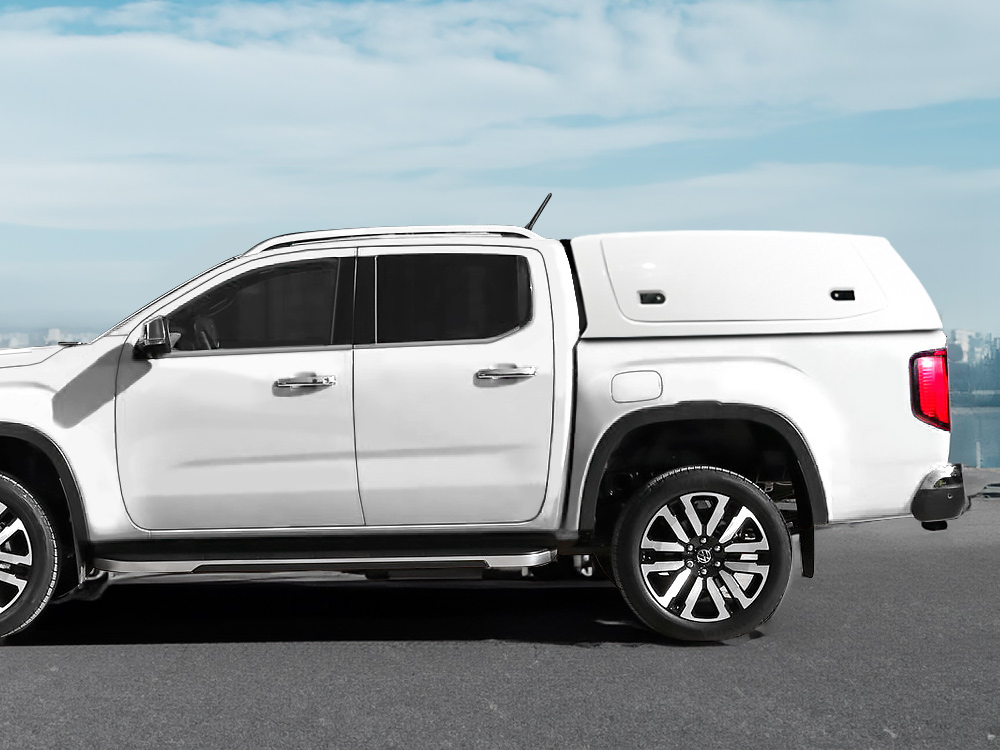 Aeroklas - Work hardtop - Pop-up Panels - 2E2E; L9F0 clear white - VW Amarok DC 2023- (2)
