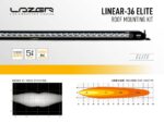 Lazer Lamps - Led-Light bar set - Montage met OE dakrails  - Linear-36 - Mercedes X-Class - 2017-2020 - Afbeelding 4
