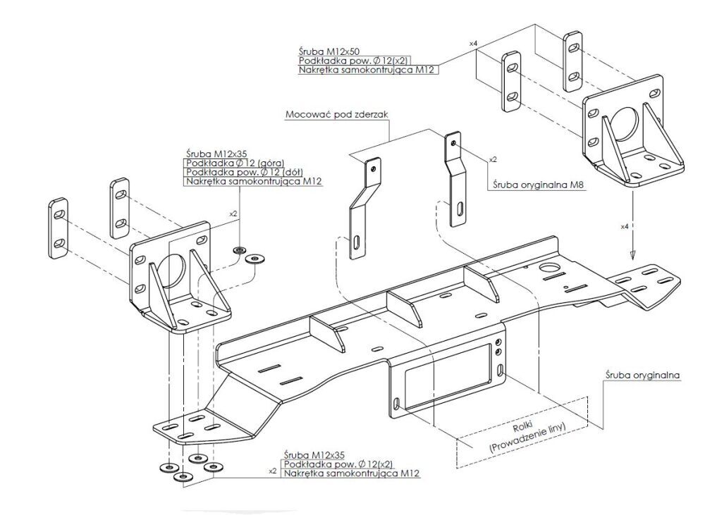 afbeeldingenVerborgen lierplaat Ford Transit 2019 montageplaat